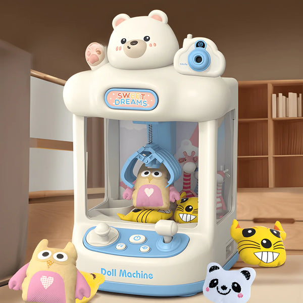 Cute Bear & Rabbit Doll Machine – Fun Claw Game for Kids