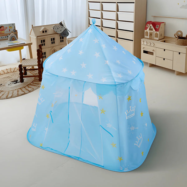 Kids Foldable Castle Play Tent House With Storage Bag