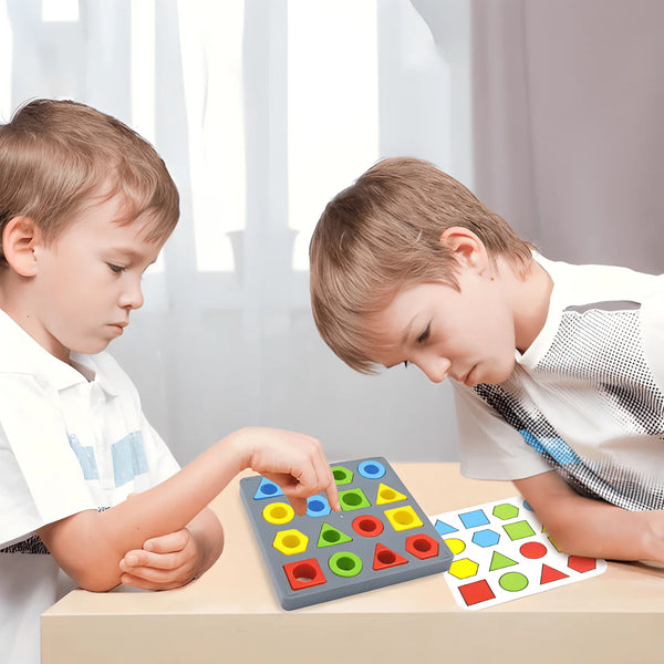 Shape Matching Game with Buzzer & Challenge Cards