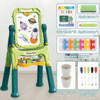 Astronomical Magnetic Easel Board - 2-in-1 Whiteboard & Chalkboard Drawing Set