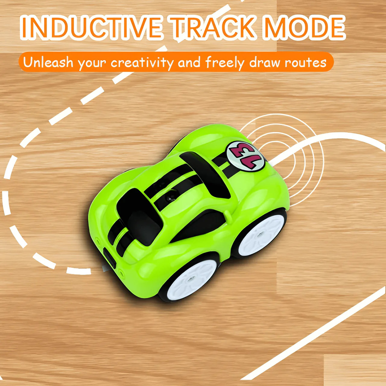 Smart Mini RC Car - 2.4GHz Remote Control with Induction Sensor & Follow Mode