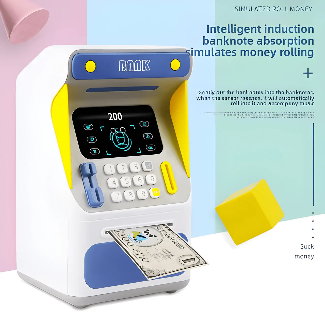 Intelligent Atm Box With Scanner & Atm Card