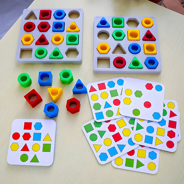 Shape Matching Game with Buzzer & Challenge Cards