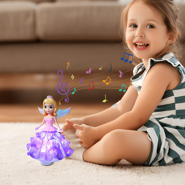 11.5-Inch Princess Doll Set - Beautiful Hard Body Doll