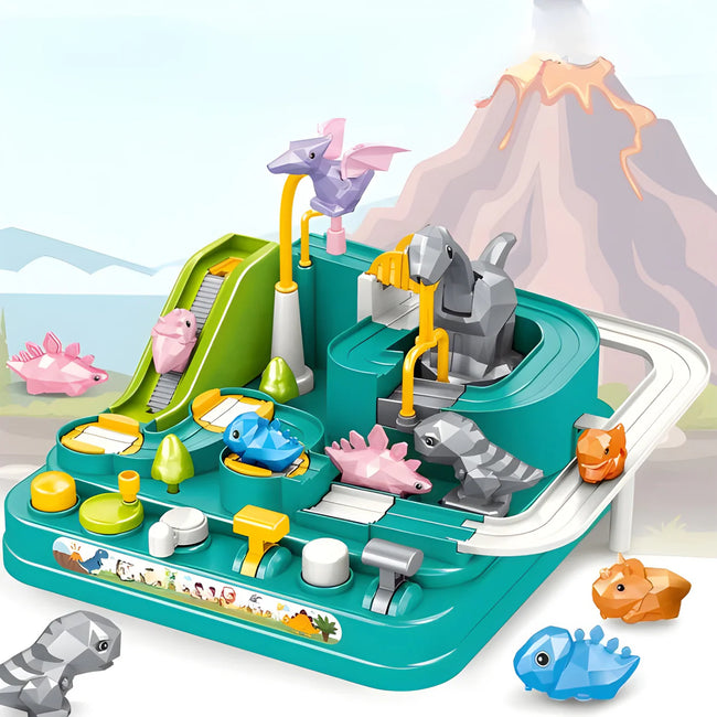 Dinosaur Adventure Track Set - 10-Level Orbital Track Toy for Kids Hover Image