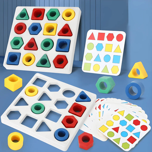Shape Matching Game with Buzzer & Challenge Cards