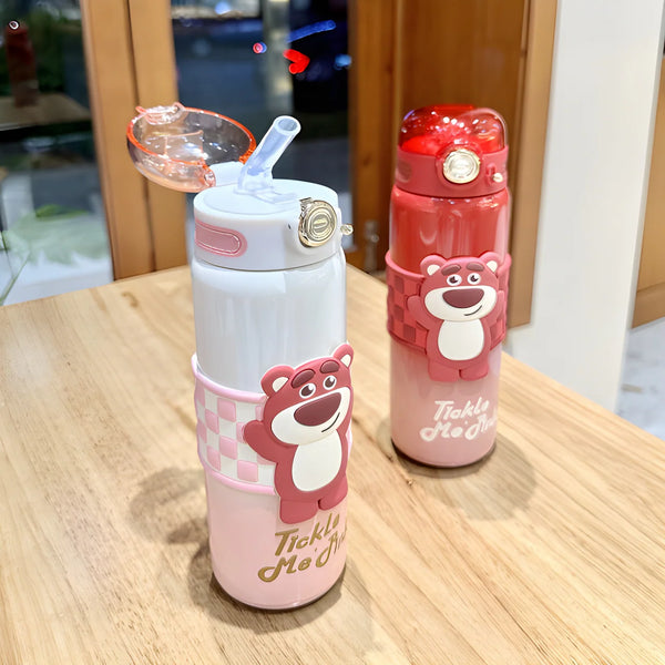Tickle Me Pink Lotso Strawbear Hug Water Bottle ( Pack of 1 )