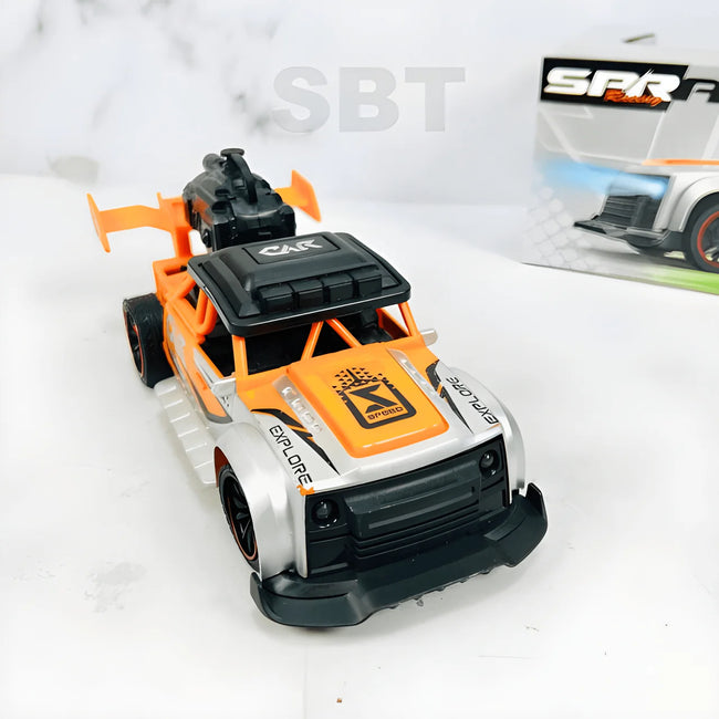 RC Spray Car with Mist Effect - Remote Control Stunt Car with LED Lights & Sounds Main Image