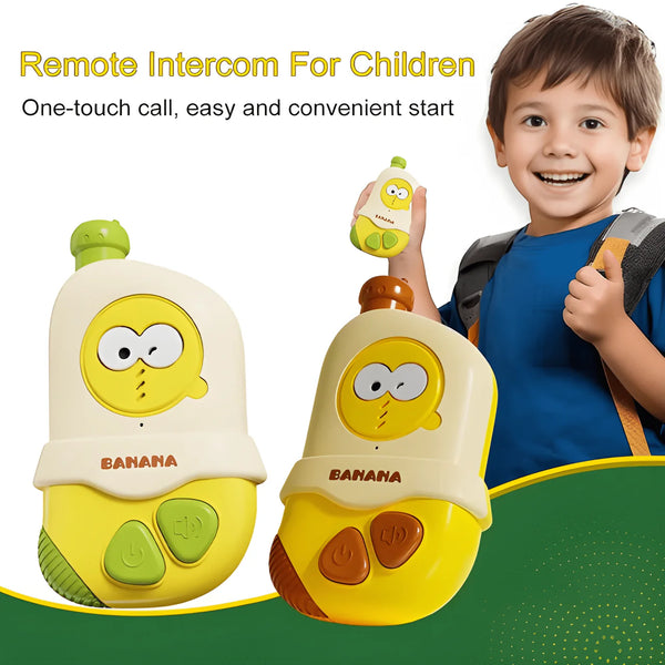 Banana Walkie Talkie Set - Cute Intercom Communication Toy
