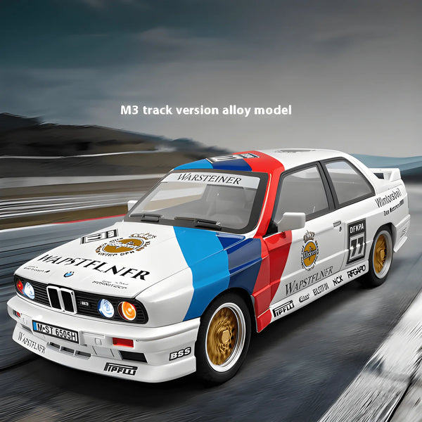 1:24 Scale BMW M3 E30 1988 Die-Cast Model - M Power Floral Edition Alloy Collectible
