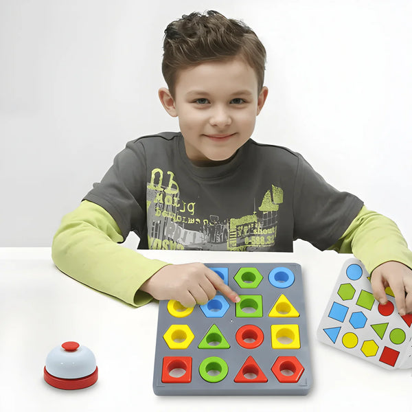 Shape Matching Game with Buzzer & Challenge Cards