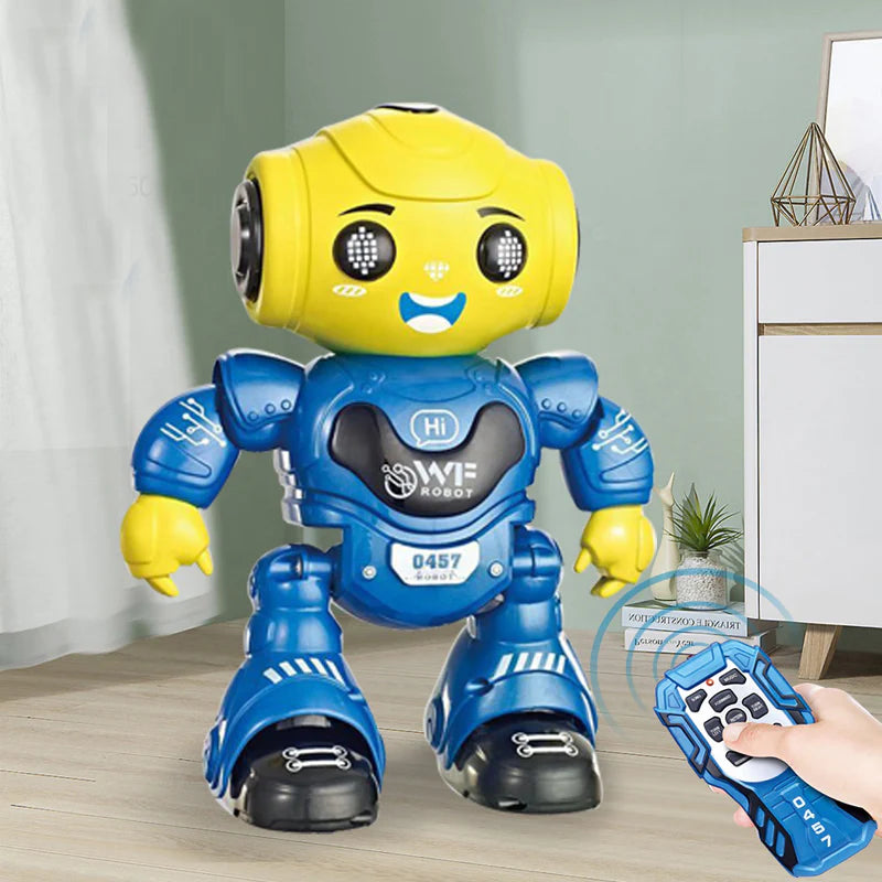 Smart RC Dancing Robot - Programmable Remote Control Robot with LED Lights & Music