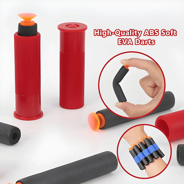 Premium Pump-Action Shotgun Toy Blaster with Soft Foam Bullets