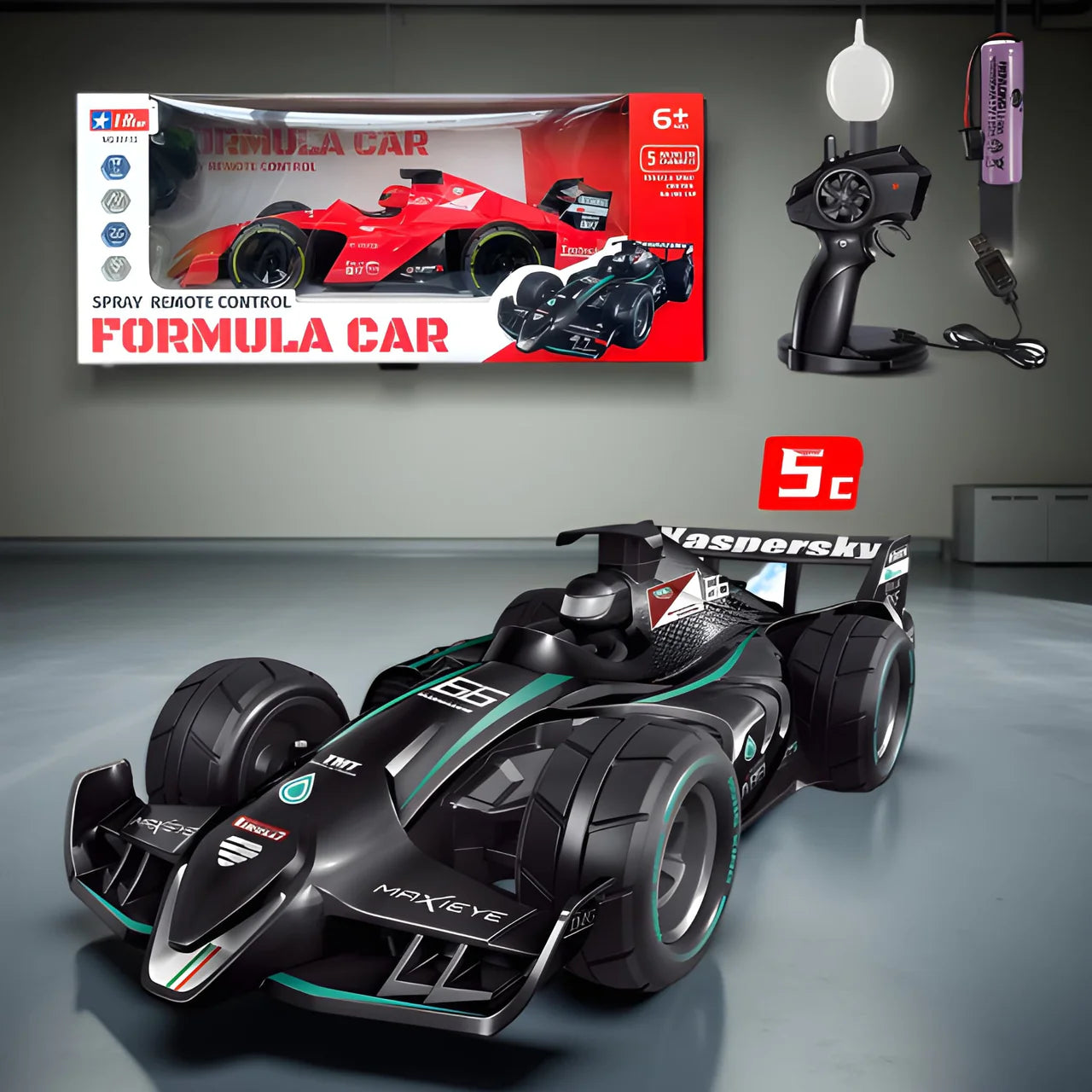 High-Speed RC Formula Car - Spray Remote Control Racing Main image