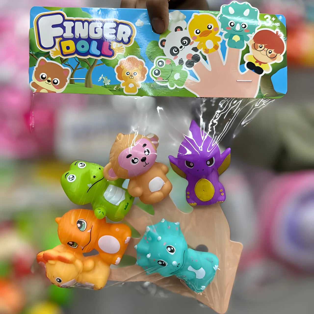 Cute Animal Finger Dolls Set for Kids