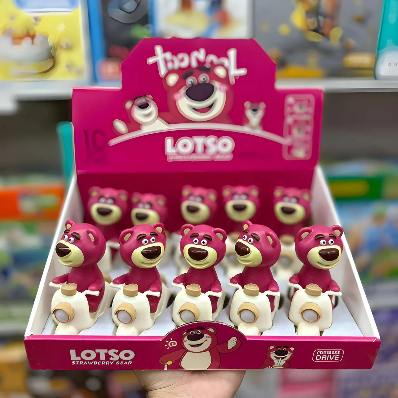 Adorable Lotso Strawberry Bear Scooter for Kids ( Pack of 1 )
