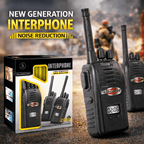 Rechargeable Walkie Talkie Set - 200m Long Range Two-Way Radio with Noise Reduction