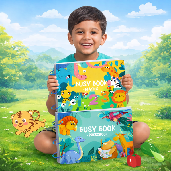Kids Busy Book Set – Preschool Learning & Maths Activity Folder Main image