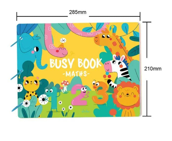 Kids Busy Book Set – Preschool Learning & Maths Activity Folder