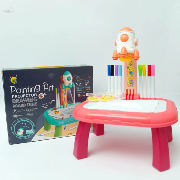 🚀 Kids Spaceship Painting Projection Table
