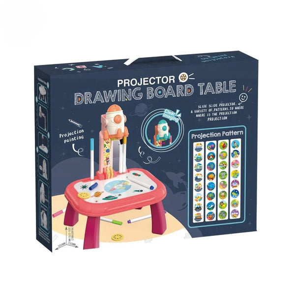 🚀 Kids Spaceship Painting Projection Table