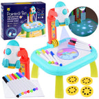 🚀 Kids Spaceship Painting Projection Table