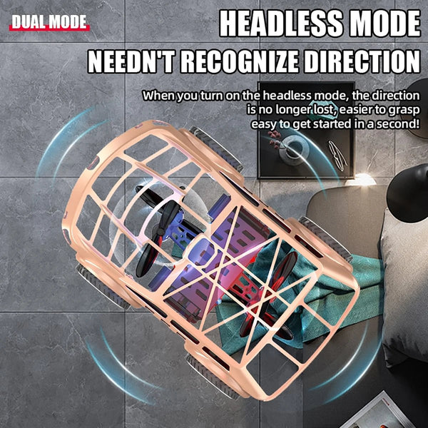 2-in-1 RC Flying Car - 2.4GHz Remote Control Land & Air Dual-Mode with LED Lights Main Image