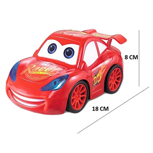 Cartoon Remote Control Car - Lightning Racer RC Car for Kids