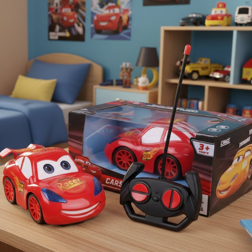 Cartoon Remote Control Car - Lightning Racer RC Car for Kids Main image
