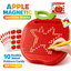 Magnetic Apple Drawing Board - Learning Board with 10 Pattern Cards for Kids