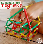 Magnetic Building Sticks Set - Creative Construction Toy
