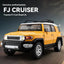 1:24 Scale Toyota FJ Cruiser Diecast Model - Metal Car with Lights & Pull-Back Action