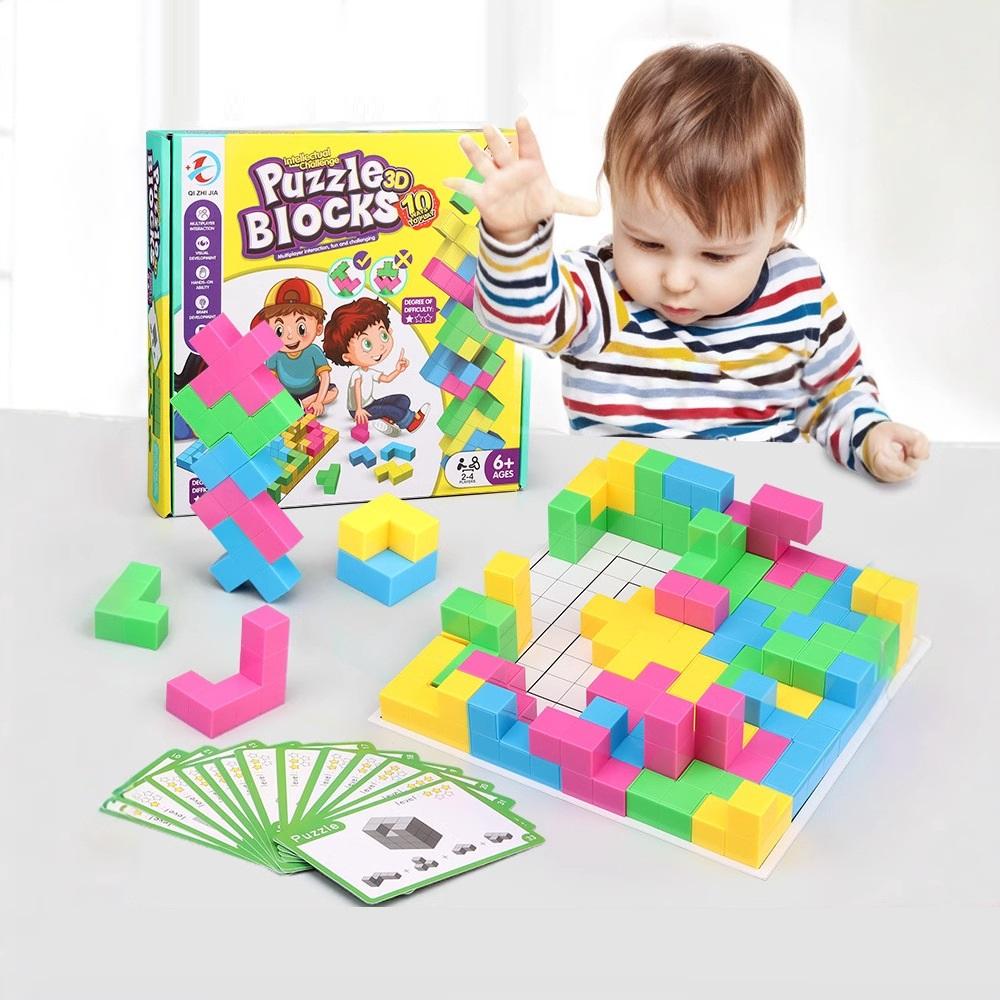 Brain Teaser 3d Puzzle Blocks for Kids