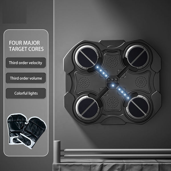 Multi-Speed Adjustable Electronic Boxing Game Mat - Interactive Light & Sound Training Toy