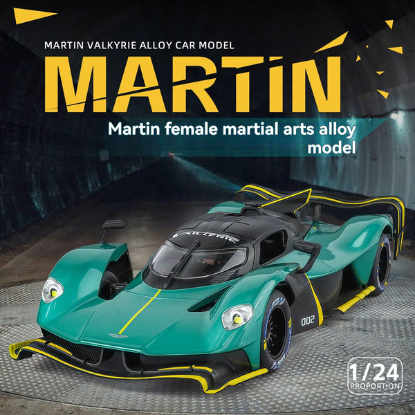 1:24 Scale Aston Martin Valkyrie Die-Cast Model - Alloy Hypercar