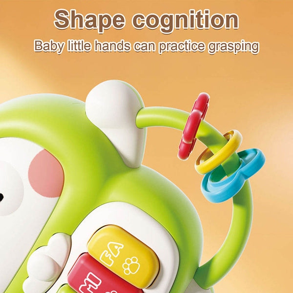 Musical Rabbit Piano Toy - Light-Up Educational Music Toy for Babies 6-12 Months