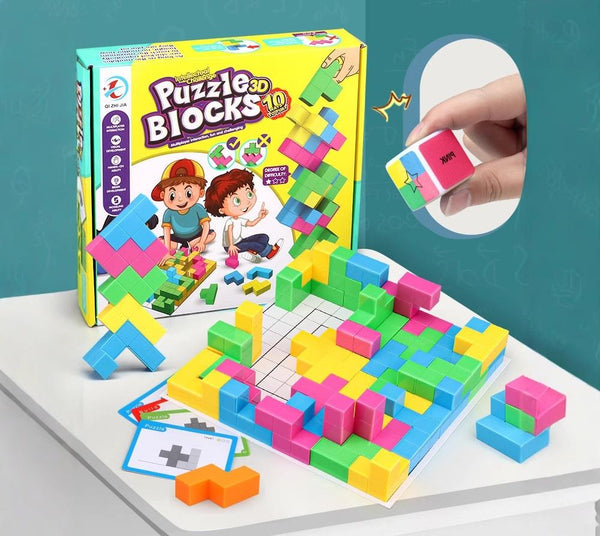 Brain Teaser 3d Puzzle Blocks for Kids
