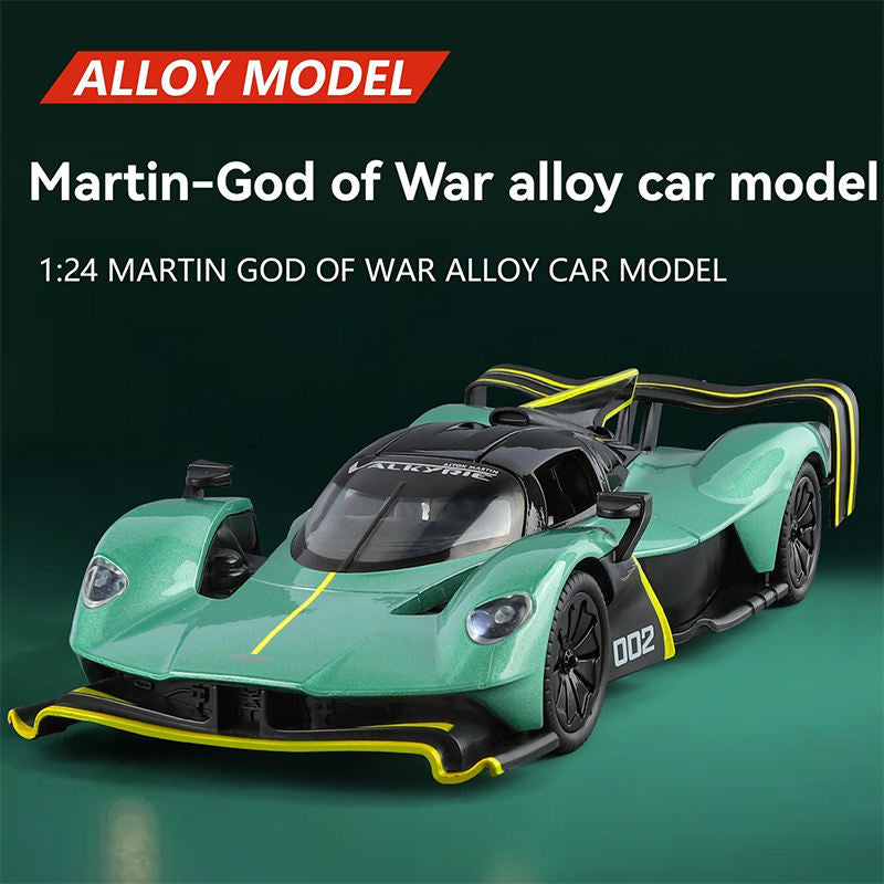 1:24 Scale Aston Martin Valkyrie Die-Cast Model - Alloy Hypercar