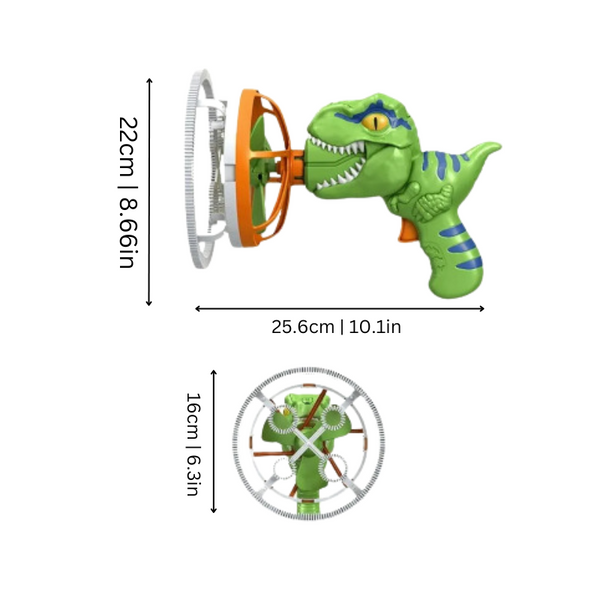 Dinosaur Bubble Blaster Gun for Kids