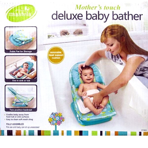 Mastela Deluxe Baby Bather - Sky Blue Hover Image