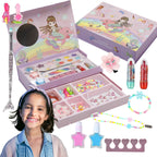 Princess Royal Jewelry & Makeup Set - 2-in-1 Pretend Play Cosmetic Kit