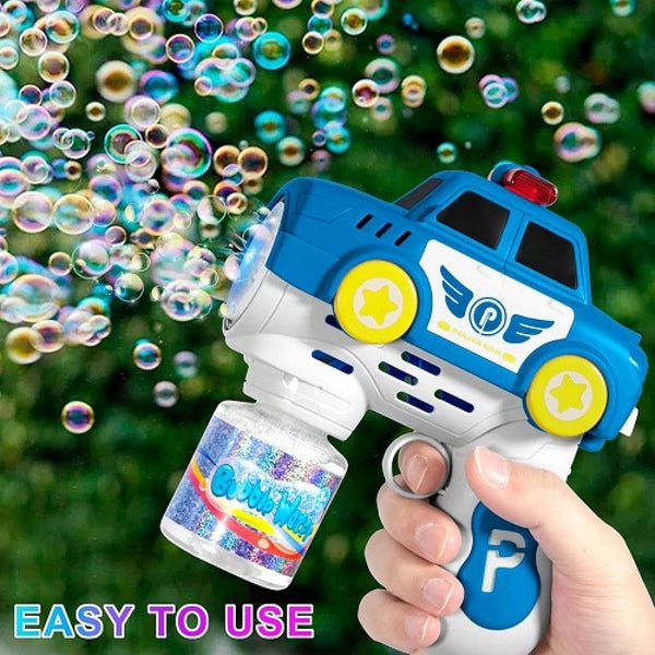 Police Car Bubble Blaster – Electric Bubble Gun for Kids Main Image