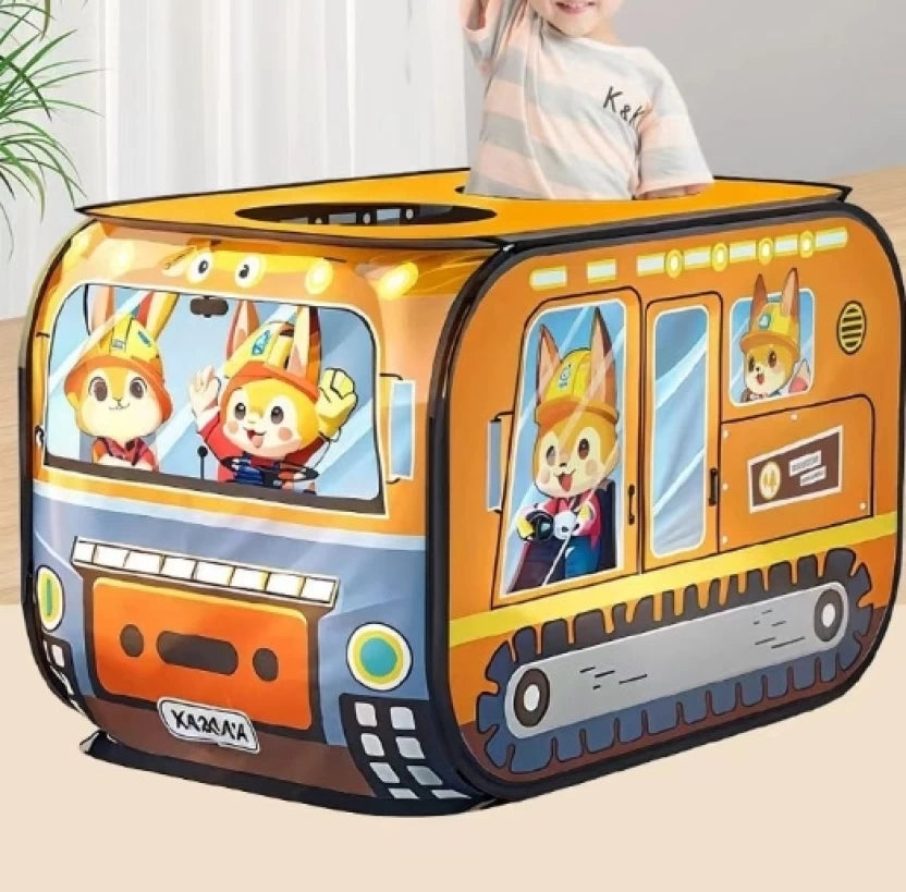 Kids Play Tent House - Portable Indoor/Outdoor Playhouse for Children Secondary image