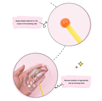 Bubble Glue Blowing Bubble Ball - 5 Pcs