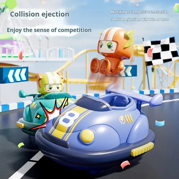2-Player RC Bumper Football Car - Remote Control Interactive Toy