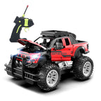 Remote Control Metal Jeep for Kids - RC Off-Road Vehicle with Lights & Rechargeable Battery