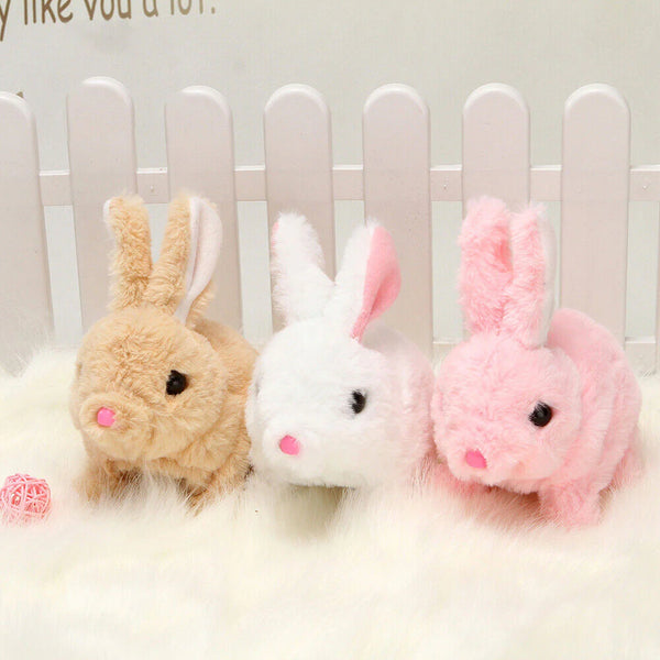 Interactive Walking Plush - Musical Rabbit Toy with Realistic Movement