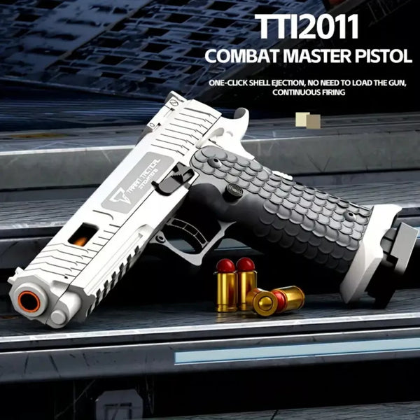 Automatic Shell Ejection Scorpion Blaster - Kids Toy with Realistic Effects