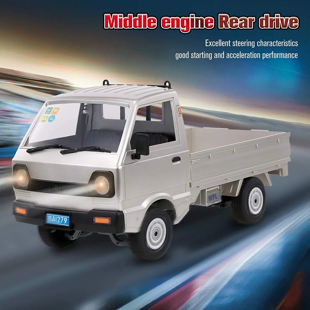 Remote Control Suzuki Pickup - 1:10 RC Off-Road Truck with 4WD & Drift Main image