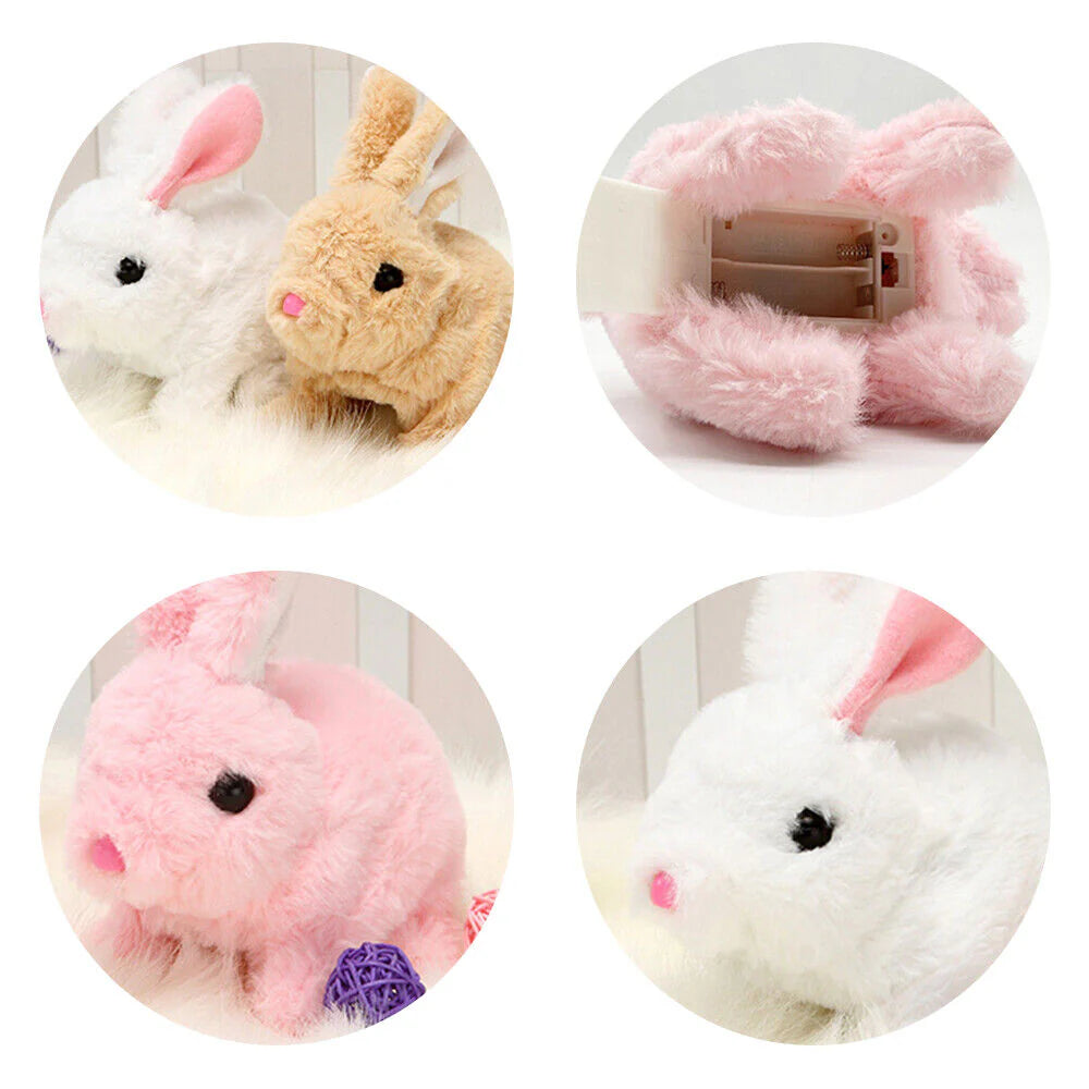 Interactive Walking Plush - Musical Rabbit Toy with Realistic Movement